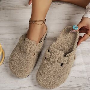 Cozy Tan Women's Slip-On Shoes